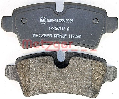 METZGER 1170201 Bremsbelagsatz, Scheibenbremse